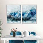 Ice Landscape Abstract Wall Art