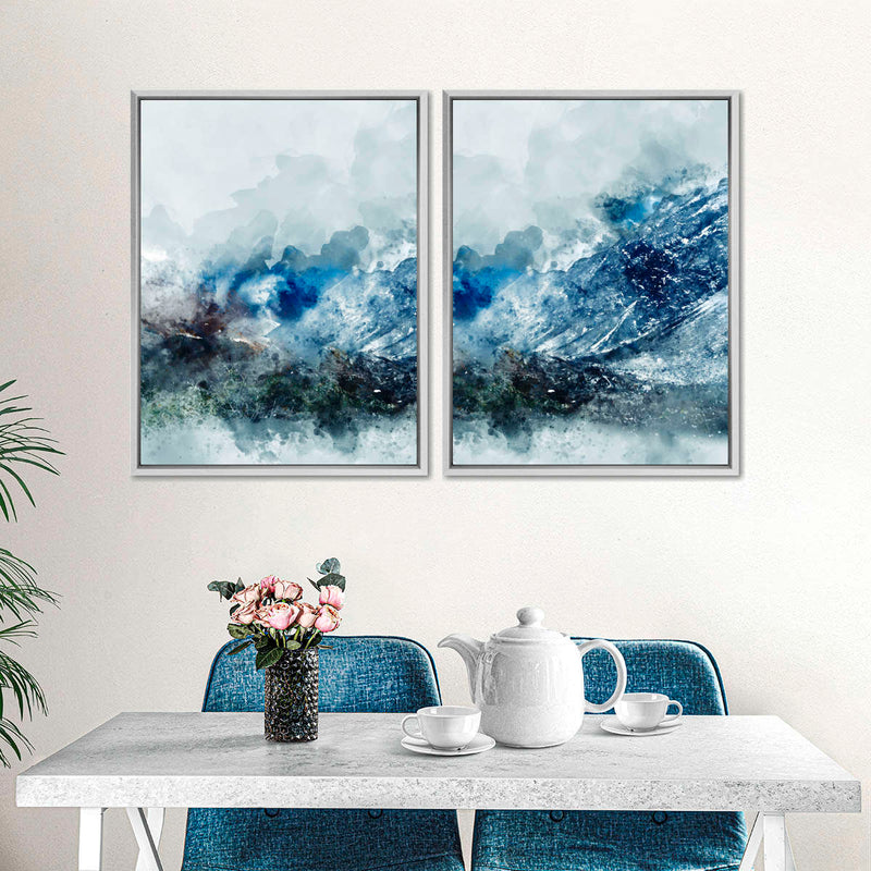 Ice Landscape Abstract Wall Art