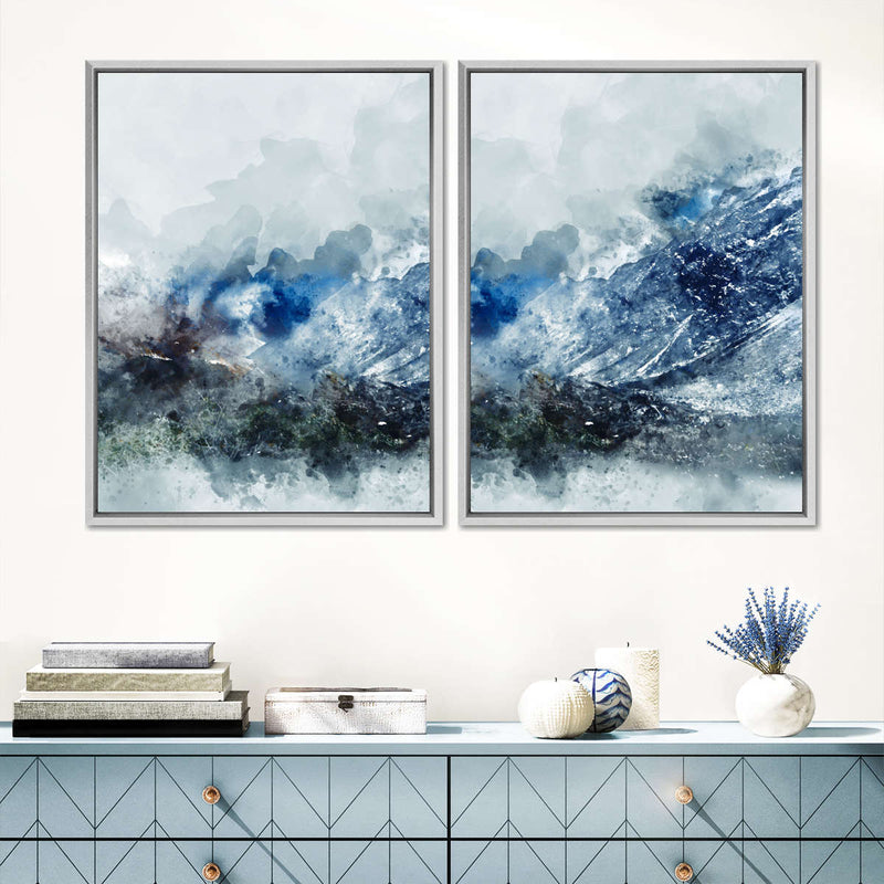 Ice Landscape Abstract Wall Art