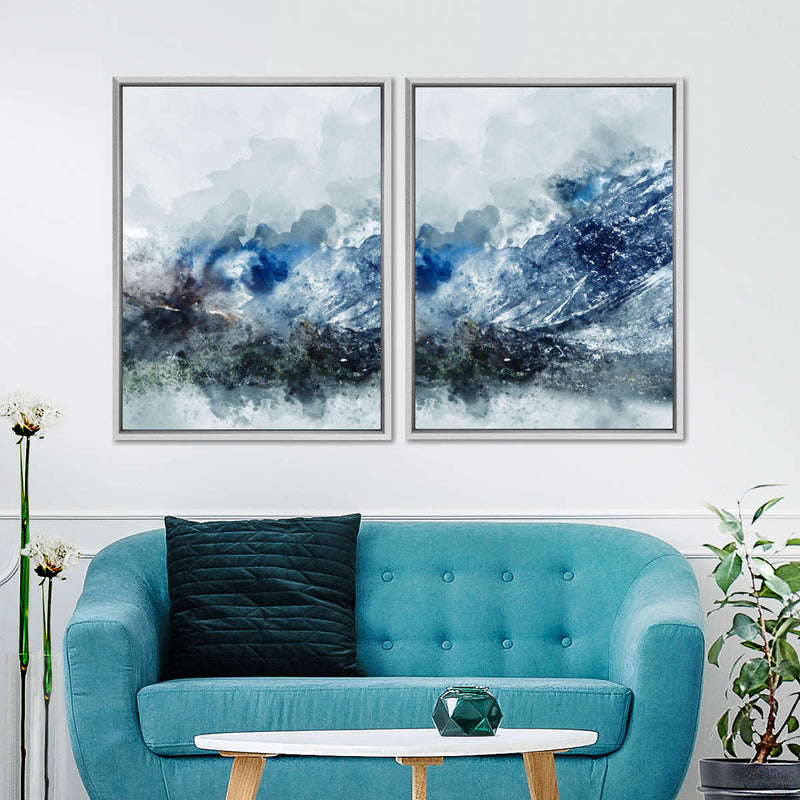 Ice Landscape Abstract Wall Art