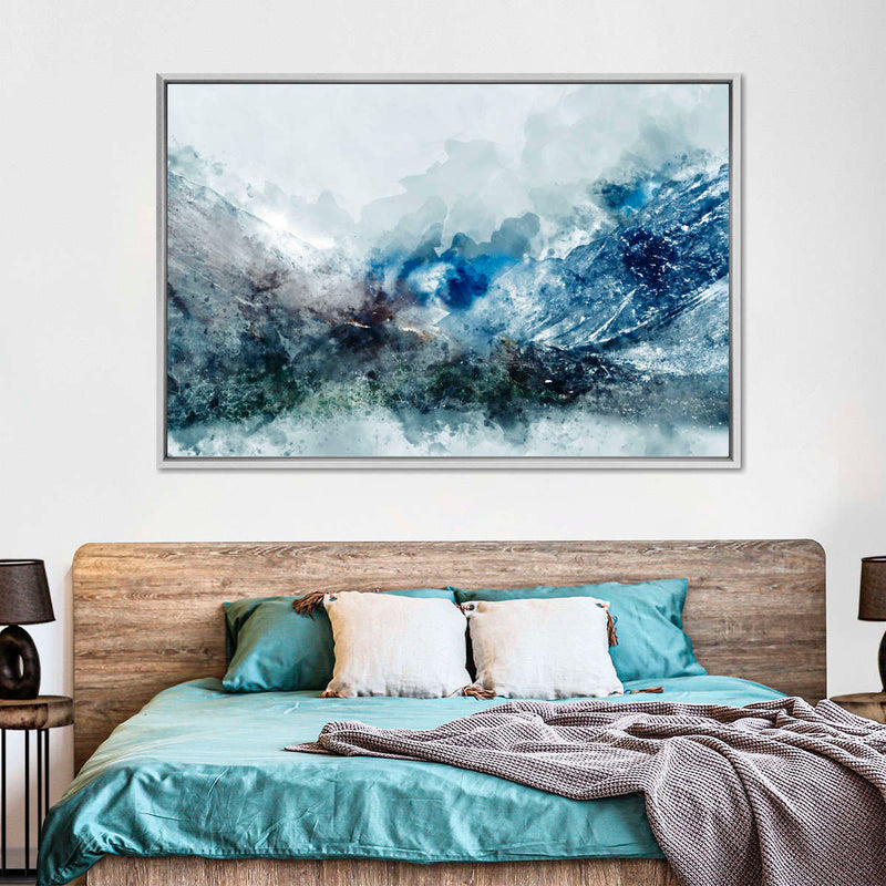 Ice Landscape Abstract Wall Art