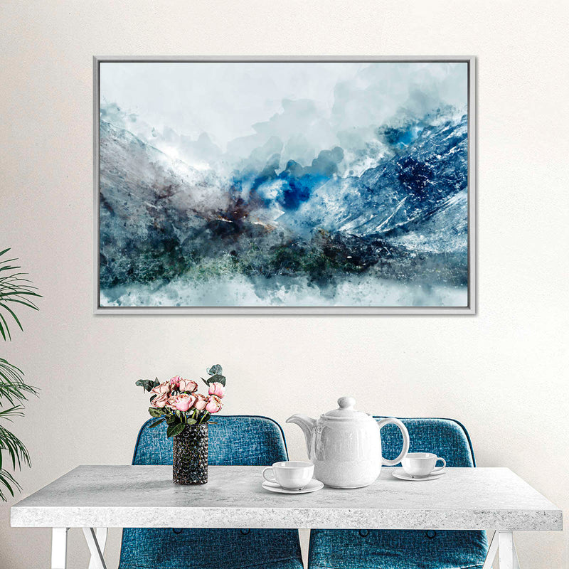 Ice Landscape Abstract Wall Art