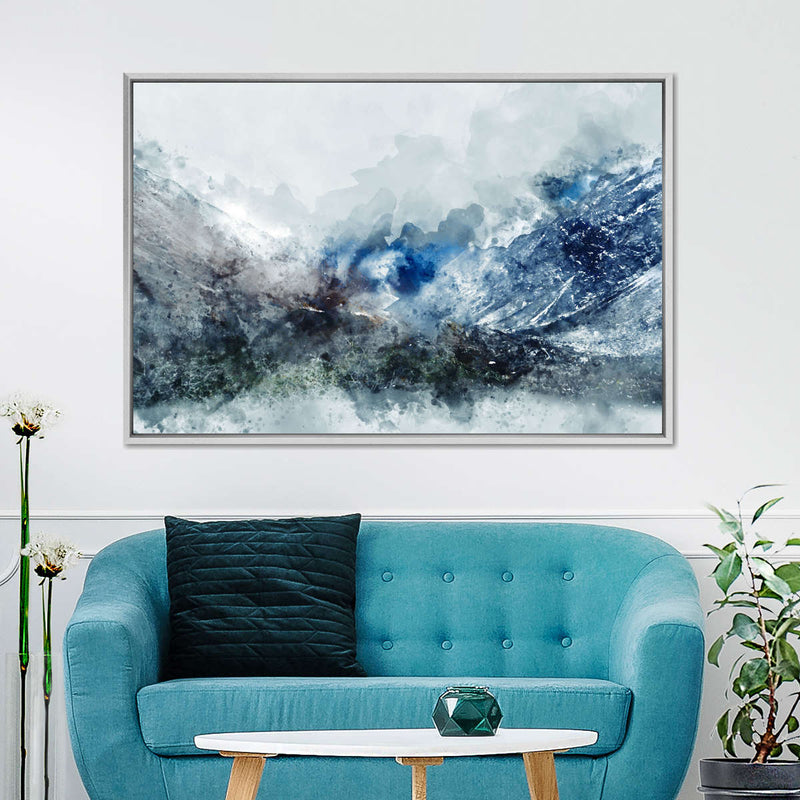 Ice Landscape Abstract Wall Art