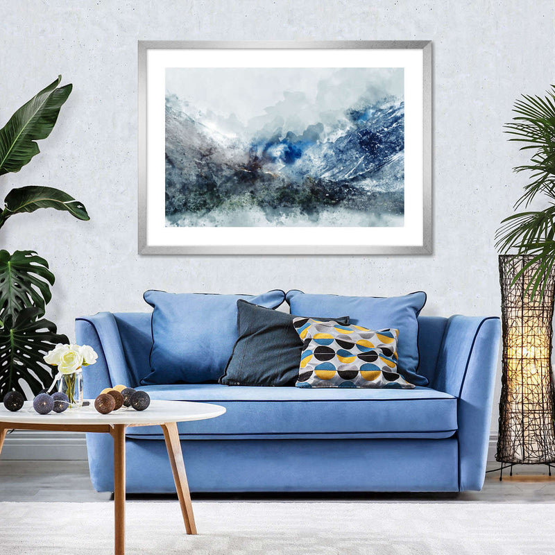 Ice Landscape Abstract Wall Art