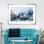 Ice Landscape Abstract Wall Art