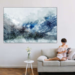 Ice Landscape Abstract Wall Art