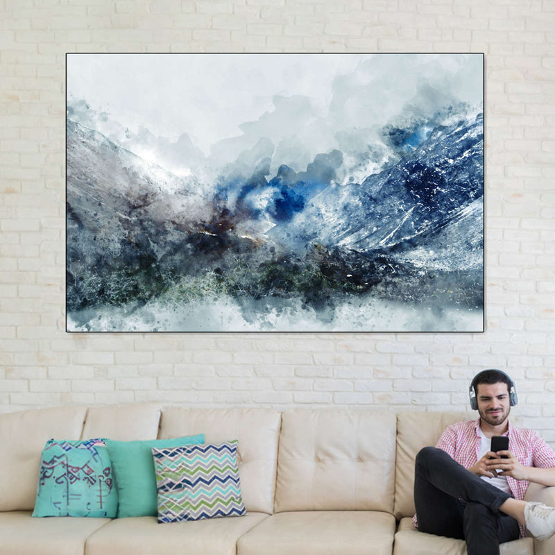 Ice Landscape Abstract Wall Art