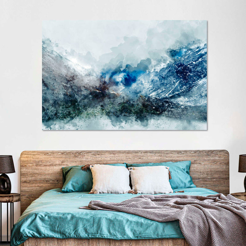 Ice Landscape Abstract Wall Art