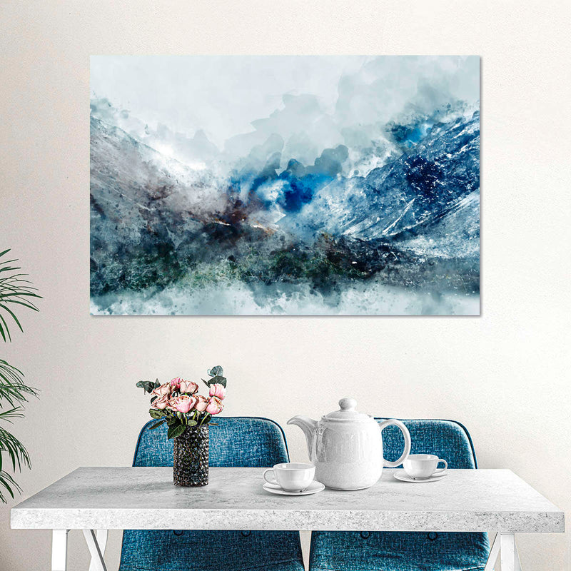 Ice Landscape Abstract Wall Art