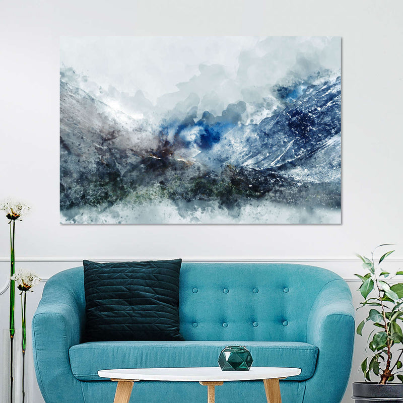 Ice Landscape Abstract Wall Art