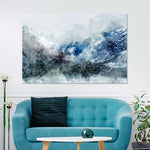 Ice Landscape Abstract Wall Art