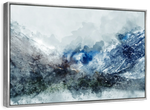 Ice Landscape Abstract Wall Art