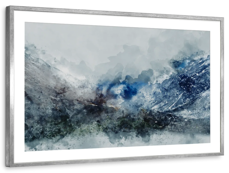 Ice Landscape Abstract Wall Art