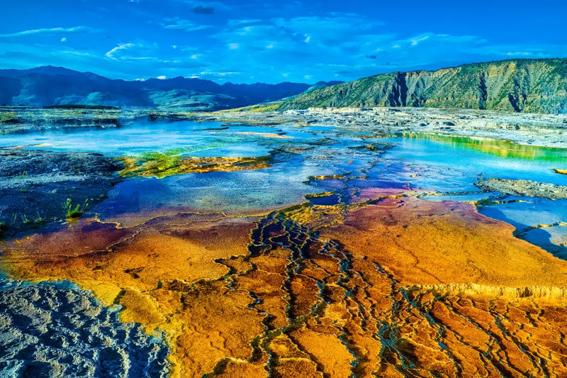 Yellowstone Mammoth Hot Springs Wall Art
