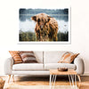 Lakeside Highland Cow Wall Art