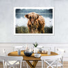 Lakeside Highland Cow Wall Art