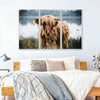 Lakeside Highland Cow Wall Art