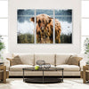 Lakeside Highland Cow Wall Art