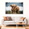 Lakeside Highland Cow Wall Art