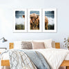 Lakeside Highland Cow Wall Art
