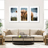 Lakeside Highland Cow Wall Art