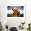 Lakeside Highland Cow Wall Art