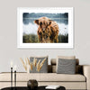 Lakeside Highland Cow Wall Art