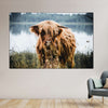 Lakeside Highland Cow Wall Art