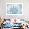 Light Blue Abstract Wall Art