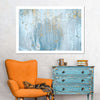 Light Blue Abstract Wall Art