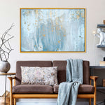 Light Blue Abstract Wall Art