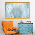 Light Blue Abstract Wall Art