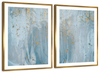 Light Blue Abstract Wall Art