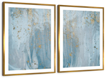 Light Blue Abstract Wall Art