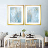 Light Blue Abstract Wall Art