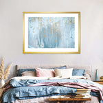 Light Blue Abstract Wall Art