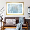 Light Blue Abstract Wall Art
