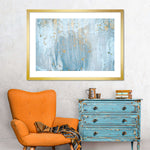 Light Blue Abstract Wall Art