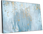 Light Blue Abstract Wall Art