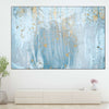 Light Blue Abstract Wall Art