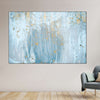Light Blue Abstract Wall Art