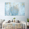 Light Blue Abstract Wall Art