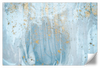 Light Blue Abstract Wall Art