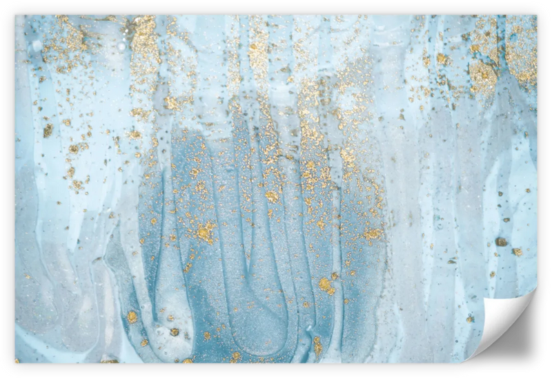 Light Blue Abstract Wall Art