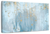Light Blue Abstract Wall Art