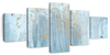 Light Blue Abstract Wall Art