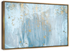 Light Blue Abstract Wall Art