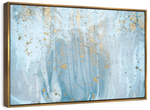 Light Blue Abstract Wall Art
