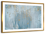 Light Blue Abstract Wall Art