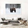 Winter Grizzly Bear Wall Art